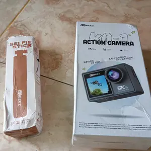 【live exclusive bundle】KiTBEEZ KA-1 Kamera Aksi 5K dengan Remote & Dual Screen - Tahan Air, Anti-Goyang, Sudut Lebar 170°, Dilengkapi Wi-Fi untuk Kegiatan Outdoor