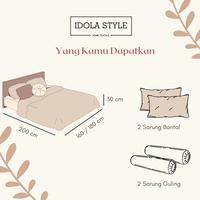 Gambar Idola Style Sprei Katun Jepang Premium PURZEL 100 / 120 / 160 / 180 T30 cm KJ-4266AB - Motif B, 180x200x30 dari Idola Style Kota Administrasi Jakarta Utara 4 Tokopedia