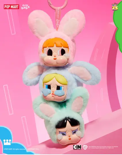 [100% Authentic] POP MART Crybaby x Powerpuff Girls Vinyl Face Plush [Specific Designs]