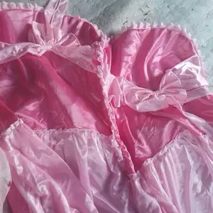 Sarung Kursi Plastik Napoli Tipe 101 dengan Kain Abutay & Busa plus Pita Belakang Aries  Dekorasi Tenda