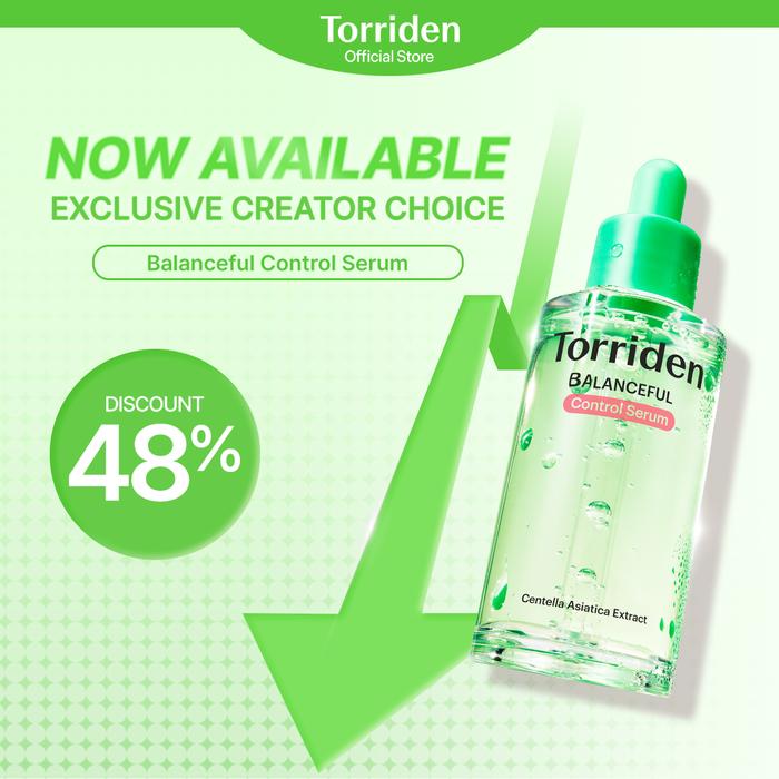 Gambar [NEW ARRIVAL] [Exclusive Creators] TORRIDEN OFFICIAL Balanceful Control Serum 50ml | Acne Care, Pore & Sebum Control Serum dari Torriden Indonesia Kota Tangerang Tokopedia