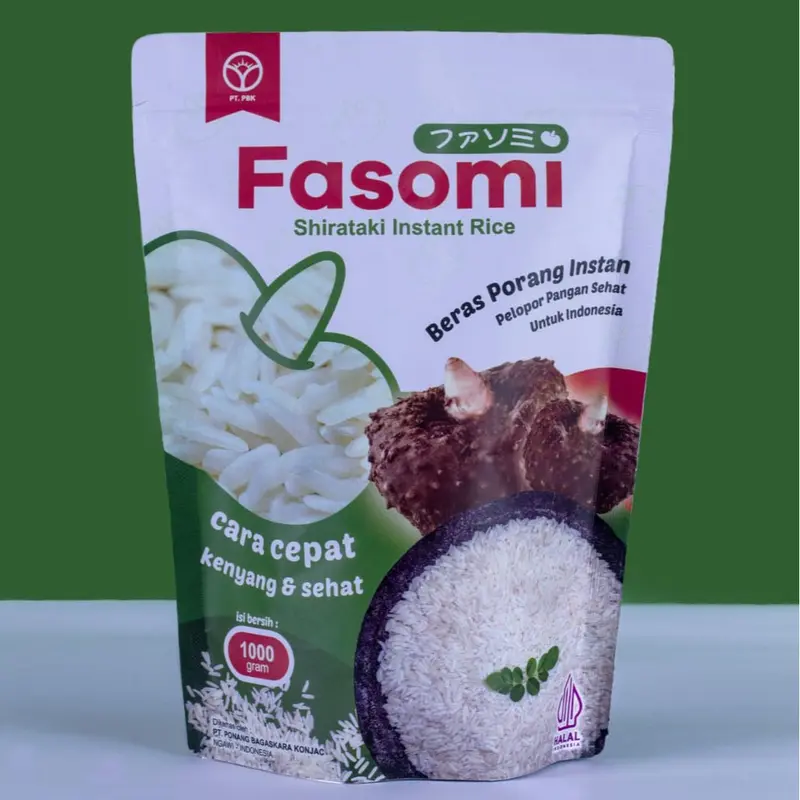 FASOMI BERAS PORANG 1 KG | SHIRATAKI Tinggi Serat Rendah Kalori 4