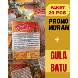 PAKET 20PCS Wedang Uwuh Plus Gula Batu Isi  KHA JOGJA SOLO Promo Terbaik