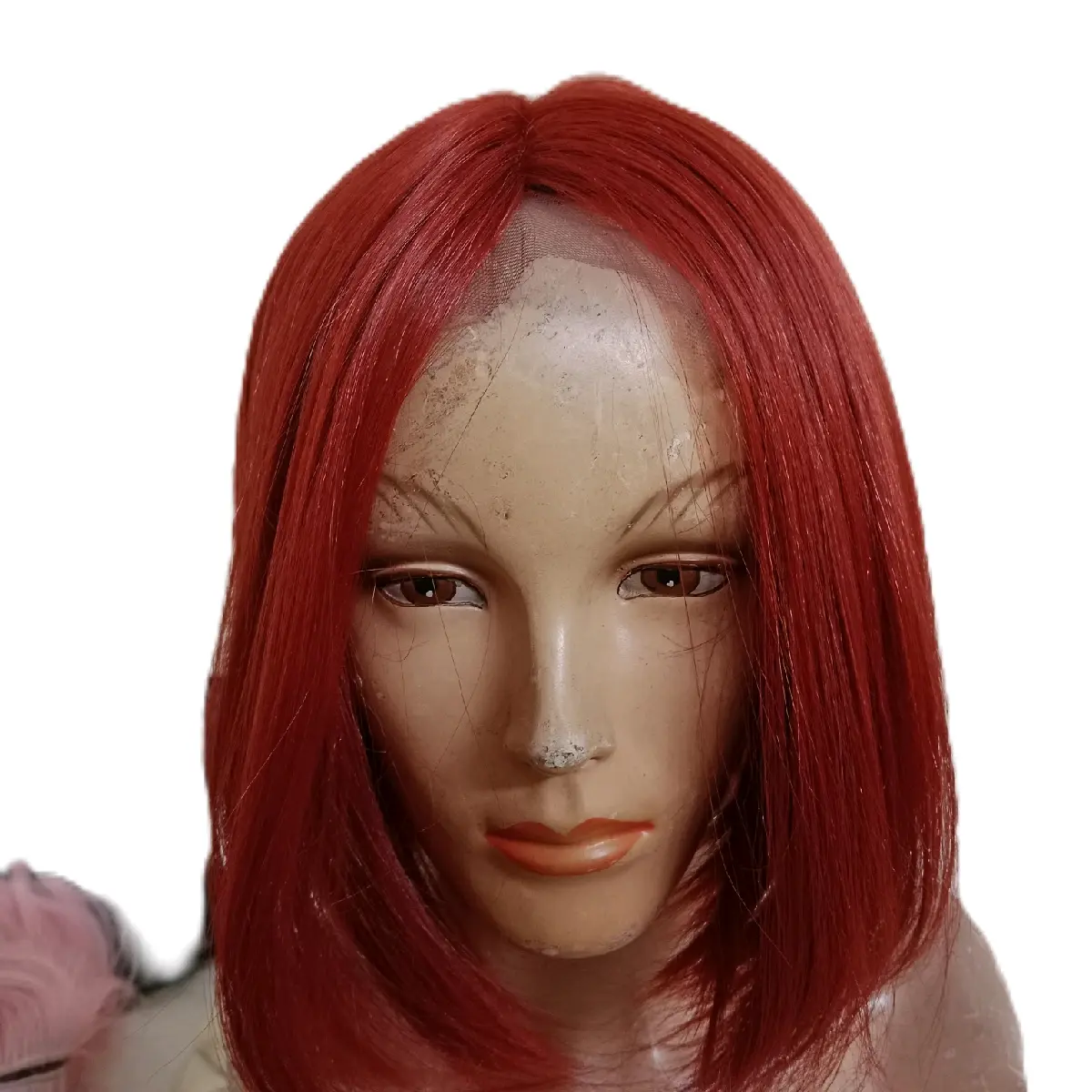 wig bob lace front belahan tengah 30 cm