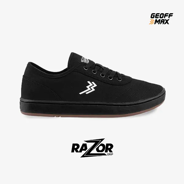 Geoff Max - Dublin All Black Sepatu Pria Wanita Unisex Sneakers Canvas Shoes Casual Snekers 1
