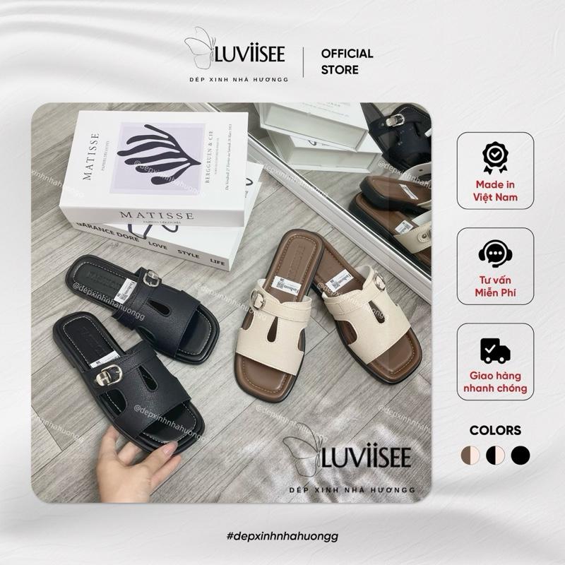 [BẢN ĐẸP] Dép Nữ Giọt Lệ Phối Khuy {Form To Lùi Size} Sang Chảnh - Bản Đẹp - Bền - Êm, Dễ Phối Đồ LV02