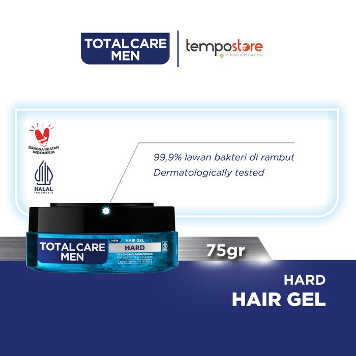 Gambar Total Care Men Hair Gel Hard 75gr dari TempoStore Kota Administrasi Jakarta Timur Tokopedia