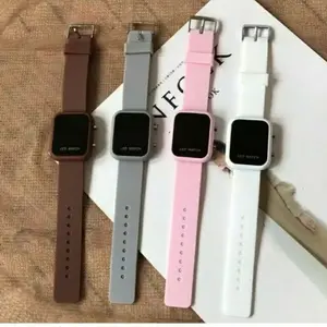 JAM TANGAN LED WANITA / PRIA IMPORT DIGITAL RUBBER MURAH PROMO LED WATCH FASHION