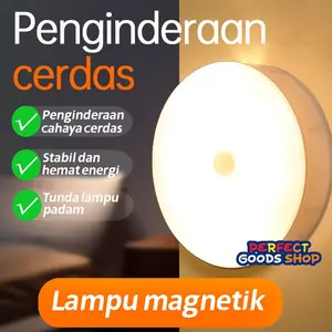 [COD] Lampu malam LED dengan sensor  Otomatis menyala dalam situasi darurat malam hari Bentuk LED dengan pengisian USB  hemat energi  Bisa jadi dekorasi kamar lampu lemari atau lampu tidur  Tersedia