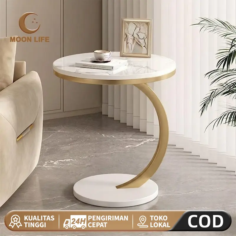 COD Meja Sudut Sofa Meja Kopi Sofa Side Table Coffee Table Meja Teh Tipe C Minimalis Tamu Susun Meja Nakas Samping Meja Kecil Kamar Kayu Furniture