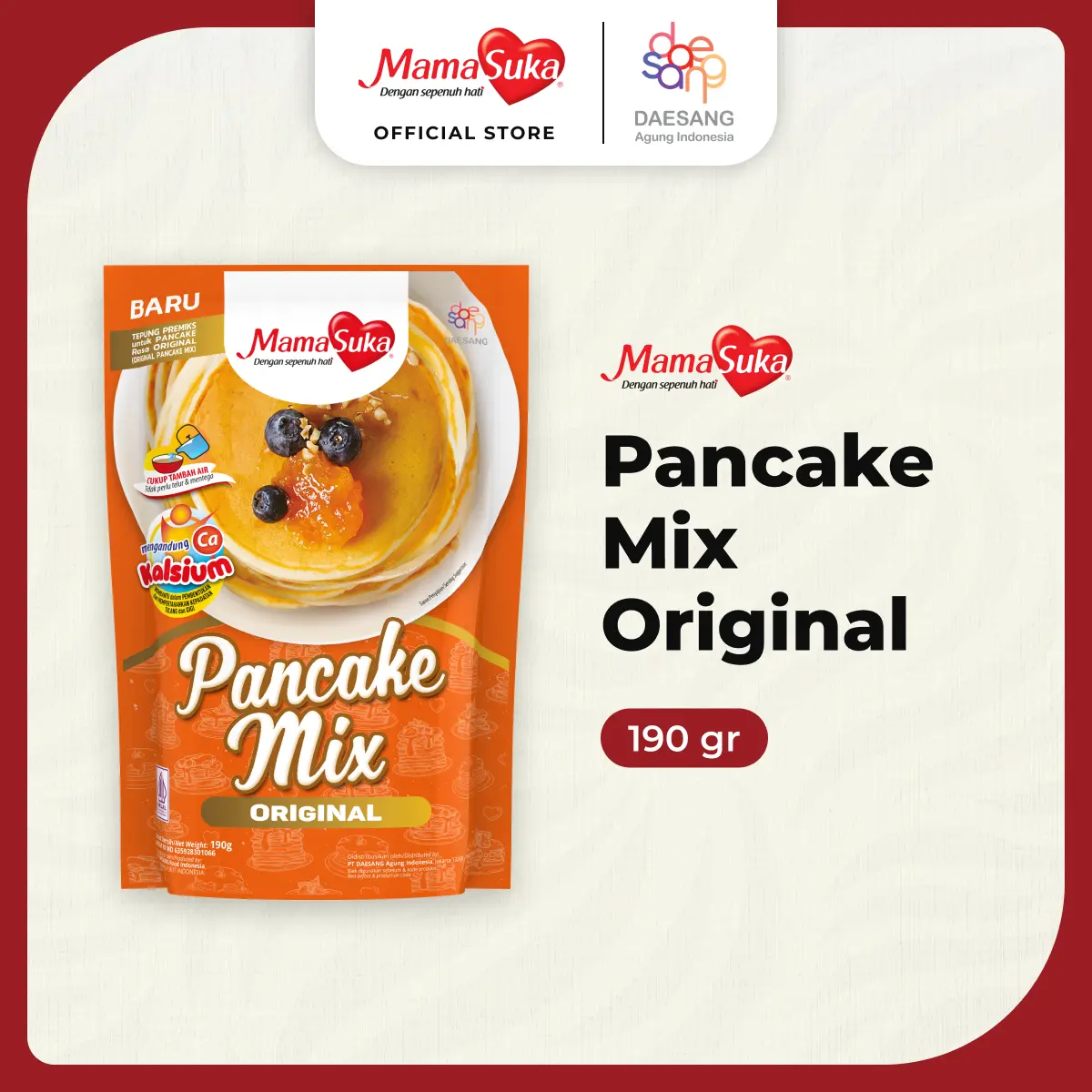 MamaSuka - Pancake Mix Original 190 gr