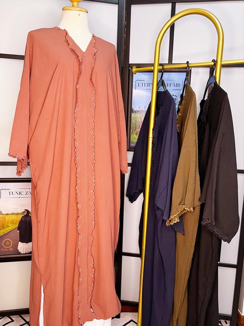 Product Introduction of Kaftan Abaya Crinkle Ironless 2