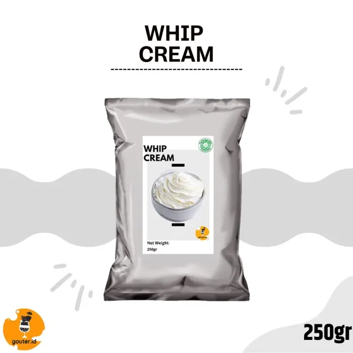 WHIP CREAM TOPPING 250GR / BUBUK WHIP CREAM / WHIPPED CREAM POWDER