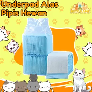 Pad Pipis Kucing Anjing Underpad | Toilet Portable Alas Pipis Pee Poop Perlak Popok Sekali Pakai Anabul Hewan Peliharaan