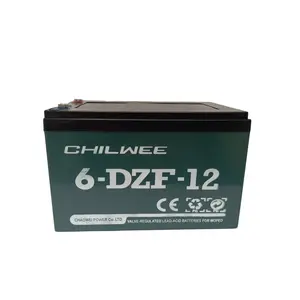CHILWEE Baterai Sepeda Listrik 12v 12ah Siap Pakai untuk Outdoor Solar Panel Panel Surya