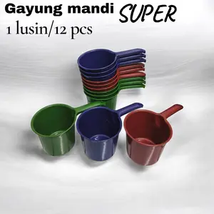 1 LUSIN/12 PCS GAYUNG MANDI SUPER,PLASTIK TEBAL BERKUALITAS