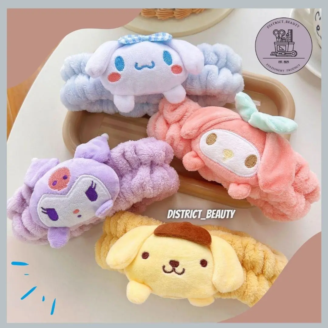 BANDANA SANRIO BANDANA HADUK MODEL SANRIO BANDO HANDUK MOTIF KUROMI CINNAMOROL LUCU TERMURAH