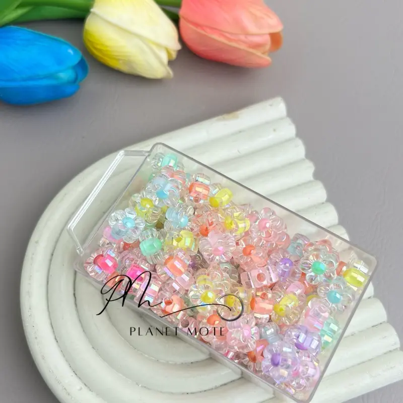 Manik Mote Akrilik Moza Rainbow (15gr) 5