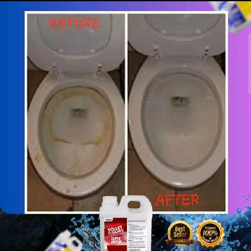 PUSCLEAN 1 LITER WC Wastafel Kloset Setanlis Cairan Pembersih Serbaguna 1