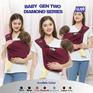 Gloo Diamond Baby Pouch Adjustable - Gendongan Bayi Gendongan Instan Premium Gendongan Mshape Bergaransi Bisa Newborn Toddler