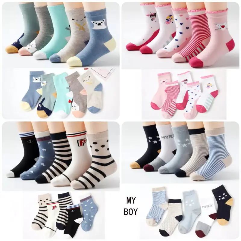 Kaos Kaki Motif Anak PAUD / TK Motif Lucu Laki-laki Perempuan Random 0