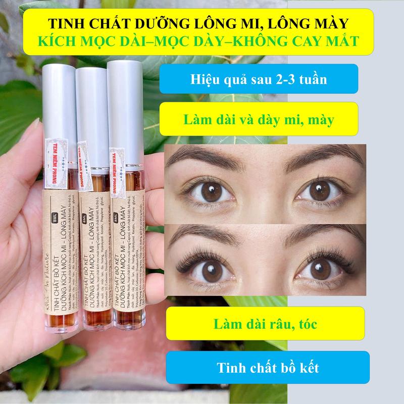 Serum Tinh Chất Dưỡng Mi Kích Mọc Mi Lông Mày Serum Tinh Chất Làm Dài Lông Mi Làm Dày Lông Mi Lông Mày Chiết Xuất Bồ Kết Giúp Mọc Dài Dày Dưỡng Mi Dài Cong Vút