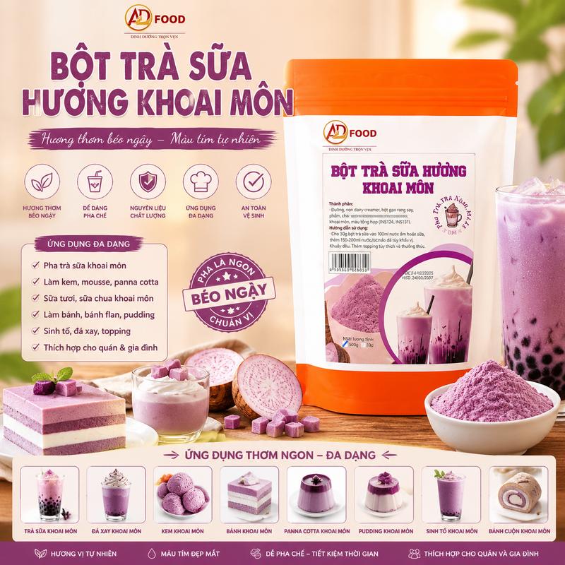 bột trà sữa vị matcha 500g ship toàn quốc