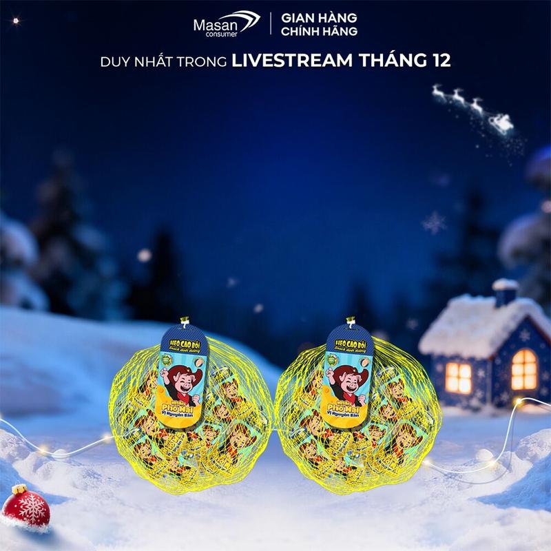 Combo 2 xúc xích Heo Cao Bồi phô mai phô mai vị bắp dạng túi