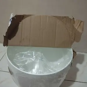 Bak Mandi Estetik Terazzo Lovenia 40 | Bak Mandi Modern Motif Keramik Polos Roda + Gratis Gayung