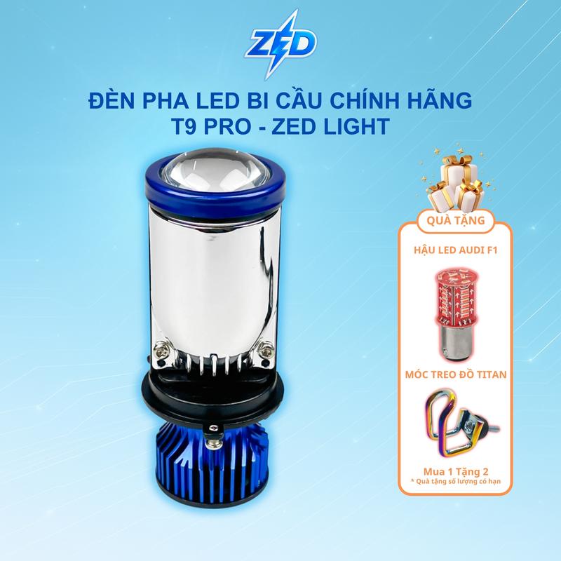 Đèn Pha LED Bi Cầu ZED LIGHT T9 PRO - 45W 12 24V DC H4 Chống Chói Cắt Sáng - Phụ Tùng Đèn Pha Led ÔTô Xe Máy