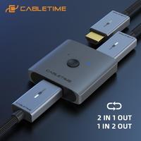 Gambar Bidirectional HDMI Switcher 2-in 1-out & 1-in 2-Out CABLETIME - CP34 dari XLink Surabaya Kota Surabaya 2 Tokopedia