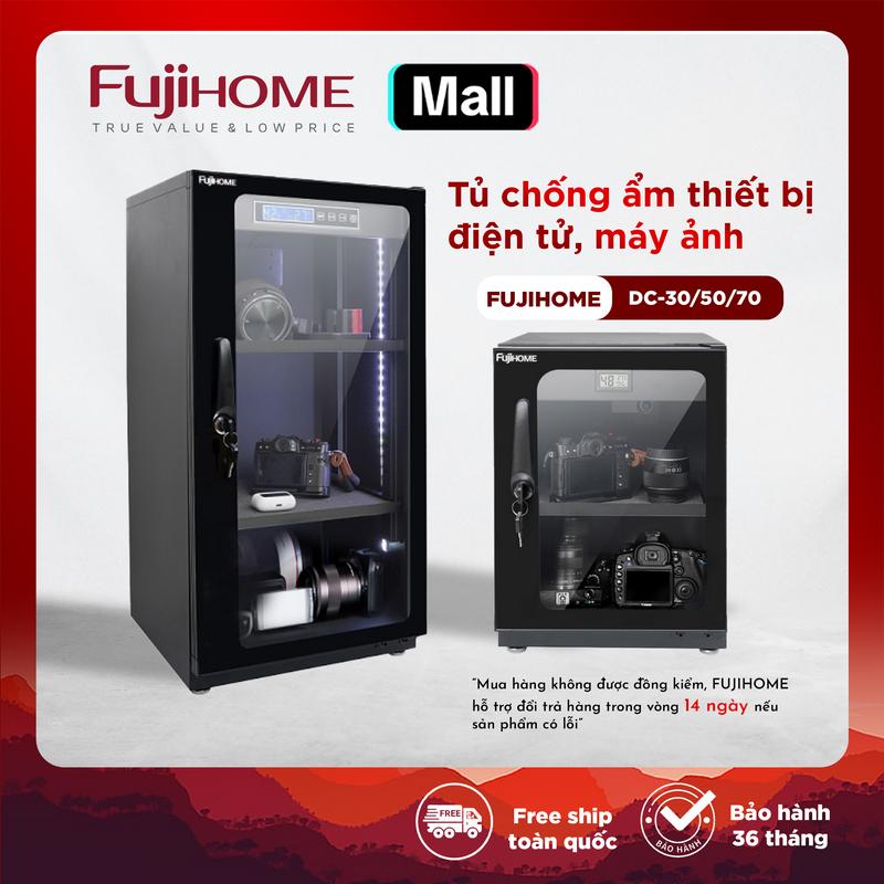 Tủ chống ẩm bảo vệ thiết bị điện tử, máy ảnh ANDBON/ FUJIHOME cao cấp, độ bền cao - Bảo hành 36 tháng toàn quốc