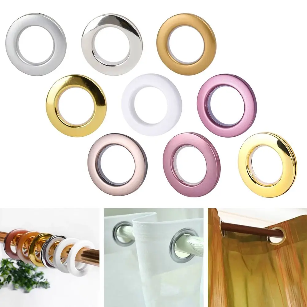 Curtain Accessories Plastic Curtain Grommet Mute Hanging Hanging Curtain Ring Curtain Eyelet Ring Bathroom