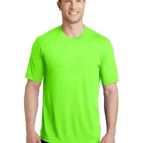 kaos polos pria wanita warna hijau stabilo bahan cotton combed 30s premium asli Nyaman