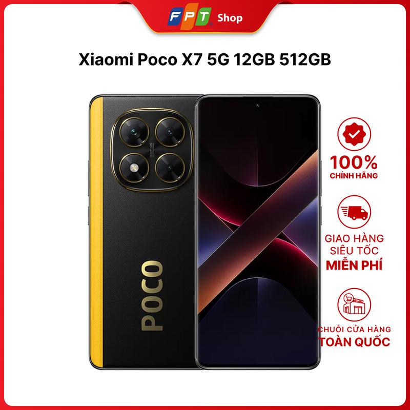  Điện thoại Xiaomi Poco X7 5G 12GB 512GB 