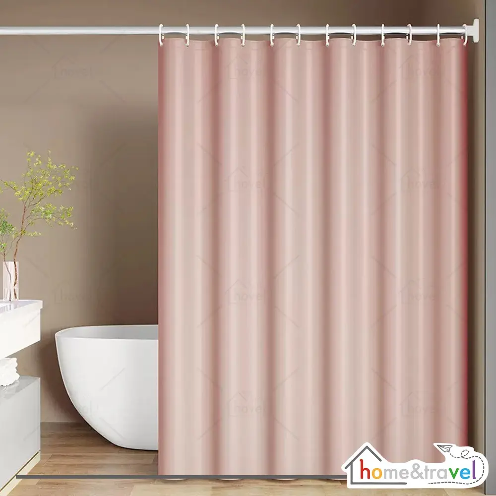 HOVELSHOP Hordeng Kamar Mandi Aesthethic Polos Tirai Toilet Cantik Shower Curtain Waterproof Bahan Tebal Abu Biru