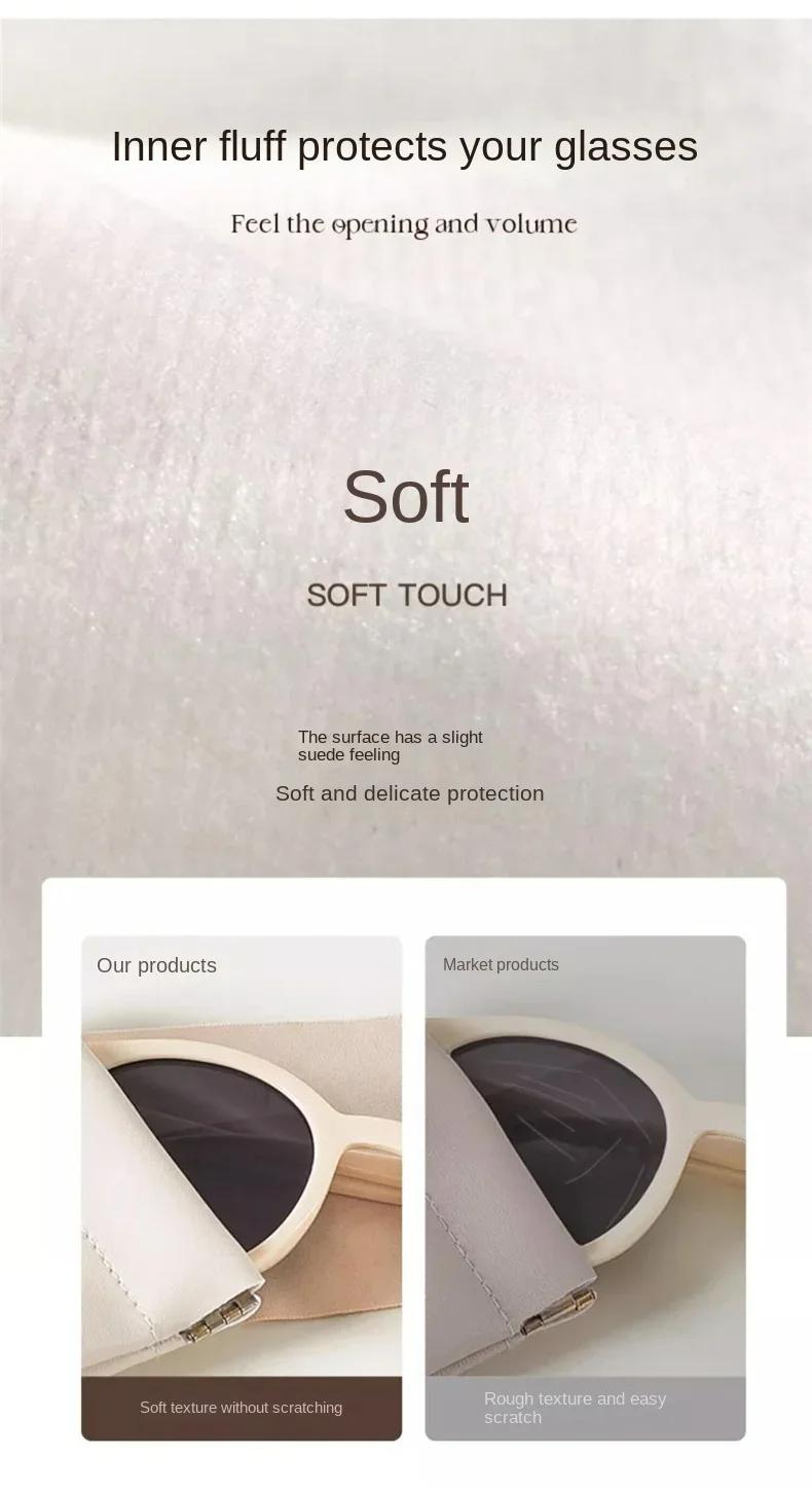 Product Introduction of Túi đựng Kính Thích hợp cho kính râm nữ Hộp lưu trữ kính râm Hộp Mực Cầm Tay Túi mắt cận thị Vỏ bảo vệ có thể tự động đóng lại 2