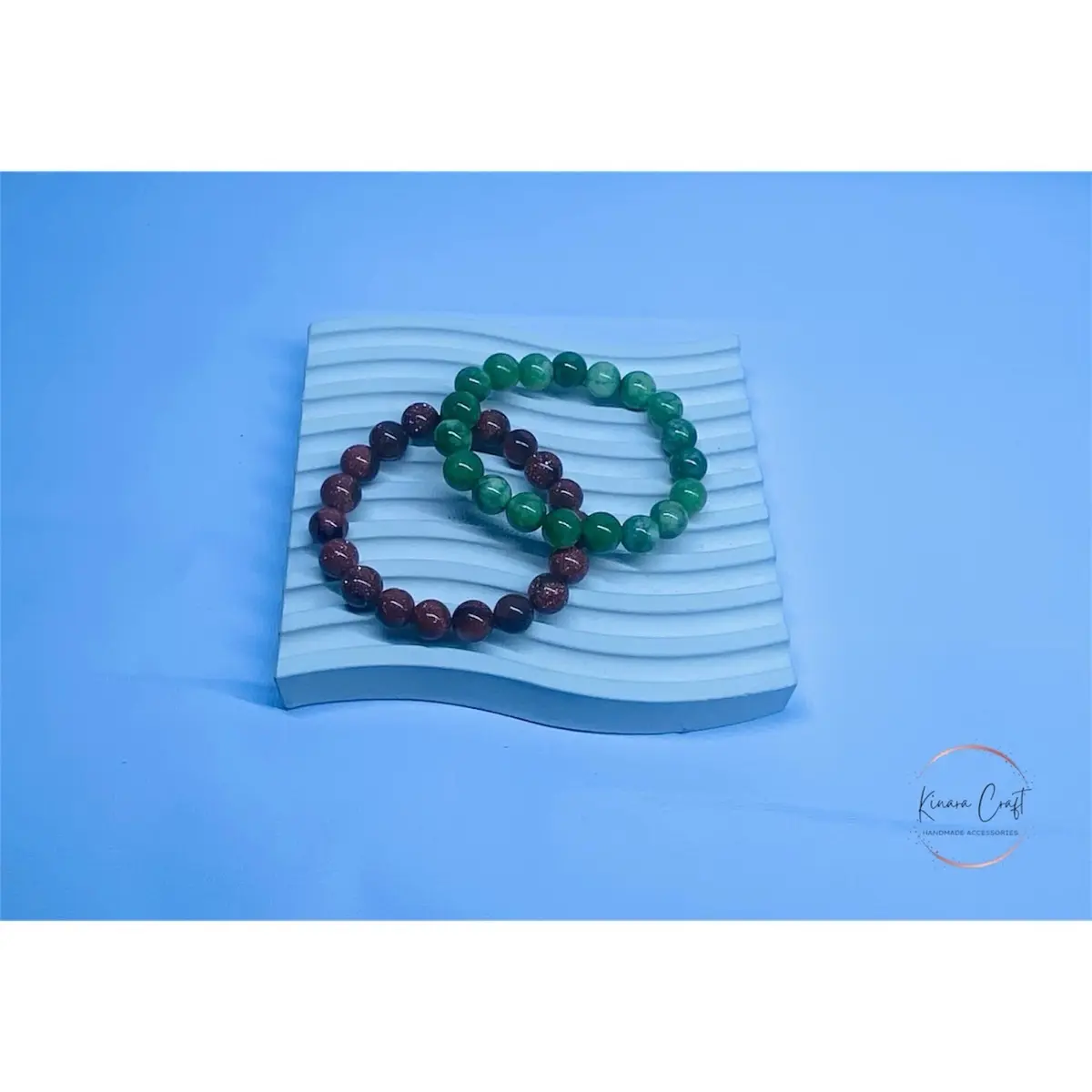 Gelang Batu Alam 10mm-Gelang Batu untuk Pria dan Wanita - Bracelets