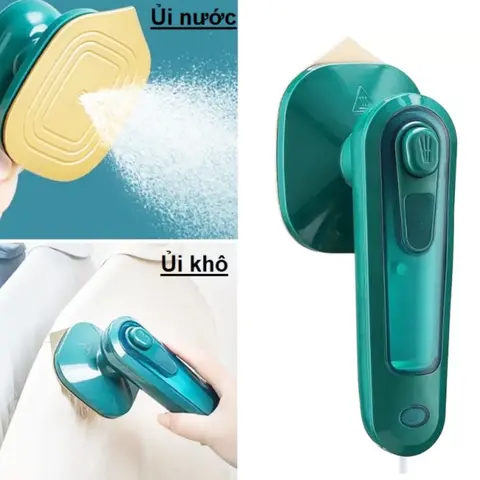 Bàn ủi hơi nước mini cầm tay công suất 33W siêu nhẹ, tiện lợi dễ mang theo khi đi du lịch