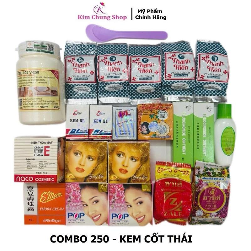  Combo kem công thức dưỡng da toàn thân cho khách chuyên trộn Combo 250  Dưỡng Body  