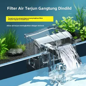 Filter Eksternal Akuarium XP06 (USB & 220V) | Mengurangi Amonia | Cairan Air Jernih | Cocok untuk Tangki ≤30CM