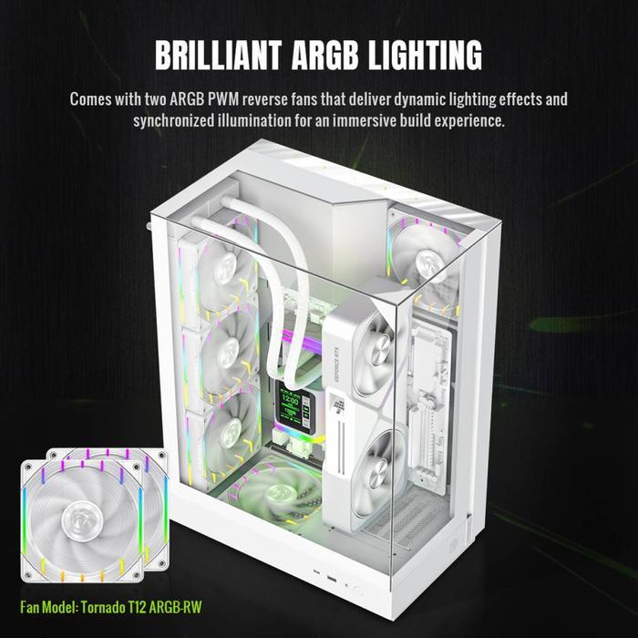 Gambar Gamemax T20 White Micro ATX Gaming PC case | White dari STAR17 COM Kota Administrasi Jakarta Selatan Tokopedia