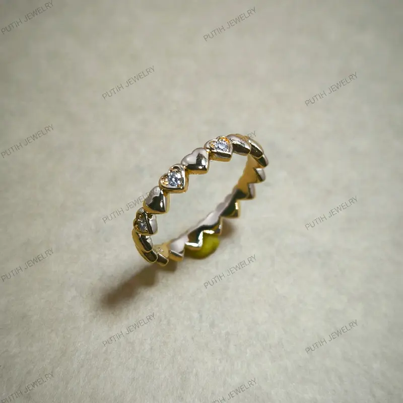 Cincin Love Keliling Model Daily dari Putih Jewelry Shop - Simple & Elegant 1