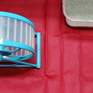 Petcho Roda Lari Hamster Anti Bising Tahan Gigitan Aman Tidak Terjepit PVC Treadmill Mainan Kecil
