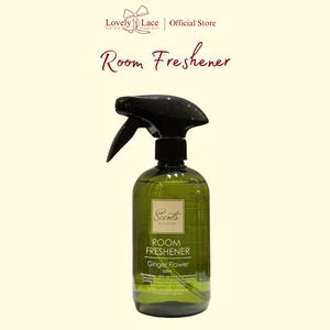 Lovely Lace Penyegar bilik Pewangi Ruangan (ROOM FRESHENER Spray) 500ml Aroma Untuk Ruang Tamu, Bilik Tidur, Bilik Air, Hotel, Homestay, Pejabat, Lobi, Ruang Penerimaan. Sesuai untuk Hadiah Krismas, Ulang Tahun, Perayaan, Perkahwinan, Hadiah Pintu