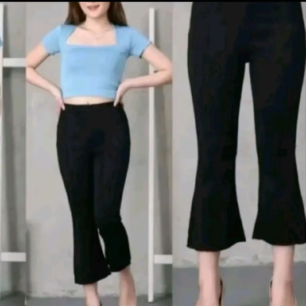 80 CELANA CUTBRAY 7/9 GIO CELANA SCUBA FLARE CELANA SCUBA PREMIUM CELANA WANITA Dewasa Melar Tebal