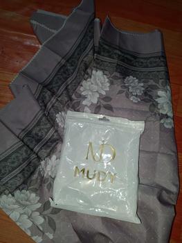 Product Review of Hijab Segiempat Motif Syari Mudymudy from r**a 2