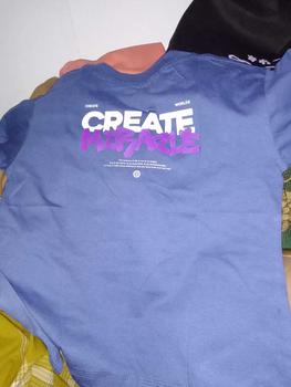 Product Review of / Kaos kaos anak oversize/ Lengan Pendek Usia 1-8 Tahun Korean Style Distro Perempuan Katun Laki-Laki daily 6-7 tahun atasan kaos  anak baju skena anak kaos  graffiti from L**h 2