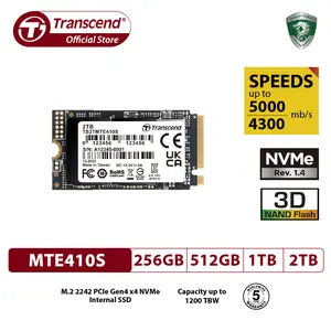 Transcend SSD MTE410S M.2 2242 NVMe PCIe Gen4 x4 for Ultrabook