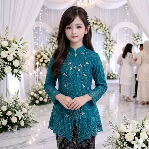 Set Kebaya Pesta Anak Perempuan usia 4 - 12 tahun - Kebaya Modern Anak anak